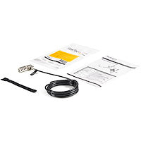 4 Digit Combination Laptop/Desktop Security Cable Lock for K-Slot Devices 6.5ft Laptop Cable Lock Silver & Black