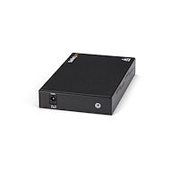 Gigabit Ethernet Copper-to-Fiber Media Converter up to 10 km (6.2 mi) using single-mode LC fiber cable