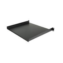 1U Server Rack Shelf Universal Rack Mount Cantilever Shelf 16" Deep Tray Heavy Duty Steel For 19" Network Equipment Rack