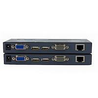 USB VGA KVM Console Extender Over CAT5 UTP (500 ft) Black