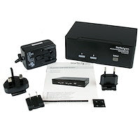 2 Port Dual DVI USB KVM Switch with Audio & USB 2.0 Hub Multimedia Computers