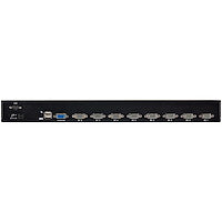 8 Port 1U Rackmount USB KVM Switch Kit with OSD and Cables
