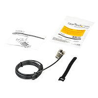 Laptop Cable Lock 4-Digit Combination Laptop/Desktop Security Cable Lock for Wedge Slot Computers Portable