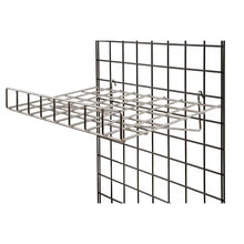 1/4" Wire Straight Shelf With Front Lip For Grid Panel Econoco GWS/93