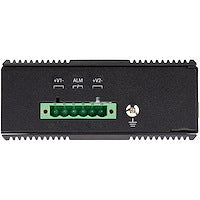 6 Port Gigabit Ethernet Switch 4 PoE RJ45 +2 SFP Slots 30W PoE+ 12-48VDC Rugged Ethernet Switch DIN Mountable