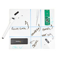 9.5” x 10.5” (24 cm x 27 cm) Magnetic Project Mat Dry Erase Sheet & With Marker Magnetic Rubber and PVC