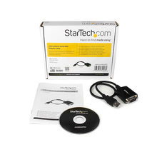 1' USB to RS-232 Serial DB9 Adapter Cable Up to 920kbps W/ COM Retention