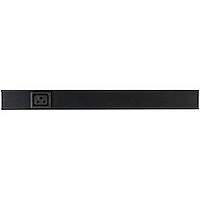 1U Horizontal 19" Rackmount PDU 10 Outlet Rack Mount Power Strip 125V/16 Amp Black