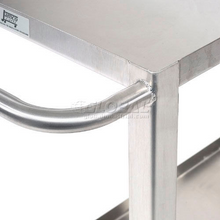 Stainless Steel Stock Cart w/2 Shelves 1200 lb. Capacity 24" x 18"W x 35"H Jamco XB124U5
