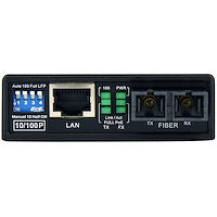 10/100 Mbps Ethernet connection up to 2 km over Multi Mode SC fiber with PoE and lightweight design for portability