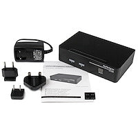 2 Port Professional USB DisplayPort KVM Switch with Audio