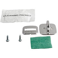 Laptop Cable Lock Anchor Zinc Alloy Deskmount Cable Anchor Silver