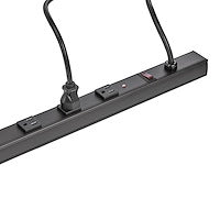 42U Server Rack PDU with 24 outlets Mounting Bracket Black