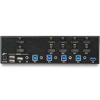 4 Port HDMI KVM Switch High-Definition Video Quality With Support For Dual 4K 30Hz Dual Display