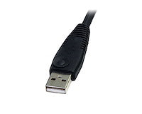 6ft 4" 1 USB DisplayPort KVM Switch Cable w/ Audio & Microphone