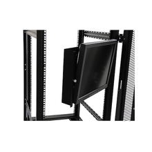 7U Universal Swivel VESA LCD Mounting Bracket For 19" Rack or Cabinet Steel Black