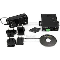 2-Port Serial-to-IP Ethernet Device Server RS232 Serial Devices Metal and Mountable Steel