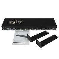 8-port KVM Module for Rack-mount LCD Consoles Use With a Separate PS/2 Keyboard and Mouse Steel