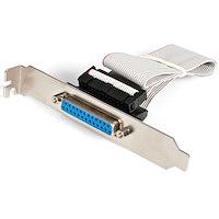 2 Port PCI Parallel Adapter Card Desktop Computer Through a PCI Expansion Slot