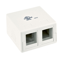 2-Port Universal Surface Mount Box (Pack of 50)