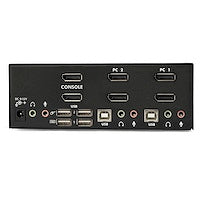 2 Port DisplayPort Dual-Monitor KVM Switch - 4K 60Hz