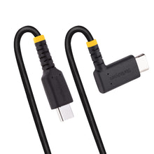Charging Cable Right Angle 60W PD 3A Heavy Duty Fast Charge USB C Cable Black 3ft (1m) USB C
