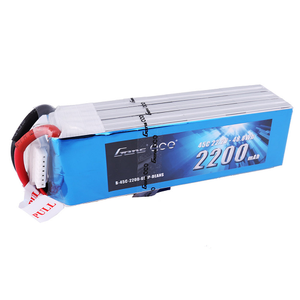Gens Ace 2200mAh 6S1P 22.2V 45C Lipo Battery Pack With EC3 Plug