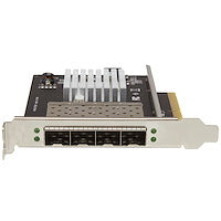 Quad Port 10G SFP+ Network Card Intel XL710 Open SFP+ Converged Adapter 0GbE Fiber Optic LAN Card