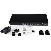 8 Port 1U Rackmount USB KVM Switch with OSD