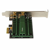 PCI Express AC1200 Dual Band Wireless AC Network Adapter PCIe 802.11ac WiFi Card 2.4/5 GHz Frequencies up to 867Mbps