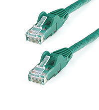 50' CAT6 6 Gigabit 650MHz 100W PoE UTP Snagless W/Strain Relief Ethernet Cable