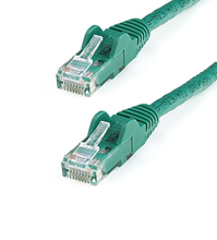 100' CAT6 6 Gigabit 650MHz 100W PoE UTP Snagless W/Strain Relief Ethernet Cable