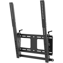 Tilting Low Profile Television Digital Signage Mount with Lockable Security Bar