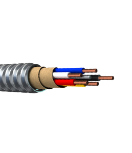 18-2C Solid Copper Thermostat Galvanized Steel TFN Insulation Interlocked Armored Cable