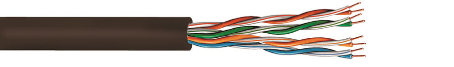 Commscope 4198914/10 24 AWG 4 Pair Orange Ultra II 5504M Solid BC Plenum UTP Category 5e Cable