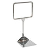 7'' Metal Sign Holder with Round Corners with Shovel Base Econoco SB57 (Pack of 5)
