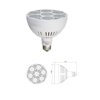 High-output Led Par Lamps E26 55W 35K 120V 45D UL Listed