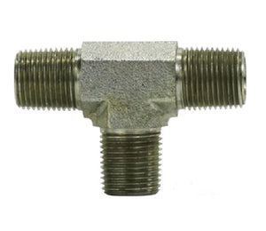 1" Male Pipe Tee Steel Pipe Fittings Hydraulics 560016