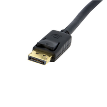 3' Panel Mount DisplayPort Cable 4K x 2K Video Extender Cord W/ Panel Mount DP Connector Monitor Cable DPPNLFM3