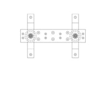 BICSI & ANSI/TIA Secondary Bonding Busbars Kit grounding Rack 10"W CPI 13622-010