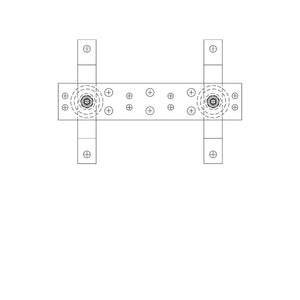 Cpi Standing Rack Drawing BICSI & ANSI/TIA Primary Bonding Busbars Kit PBB Pattern grounding Rac