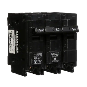Siemens Q350 Type QP 3 Pole 50 Amp 240 VAC 10 kA Plug In Circuit Breaker
