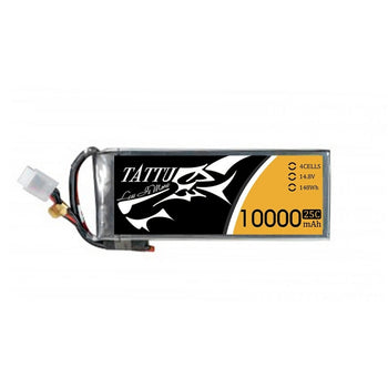 Tattu 10000mAh 4S1P 14.8V 25C Lipo Battery Pack Without Plug