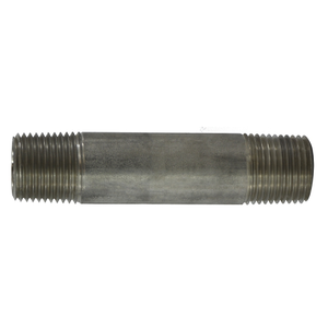 1/2" X 2" Schedule 40 304 Stainless Steel Nipple 48062