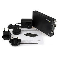 OAM Managed Gigabit Ethernet Fiber Media Converter Multi Mode LC SFP installed (up to 550m) 802.3ah Compliant