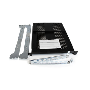 2U 19” Vented Sliding Server Rack Tray Shelf 24" Deep Holds Upto 125lb With Cable Management Arm For Equipment Rack
