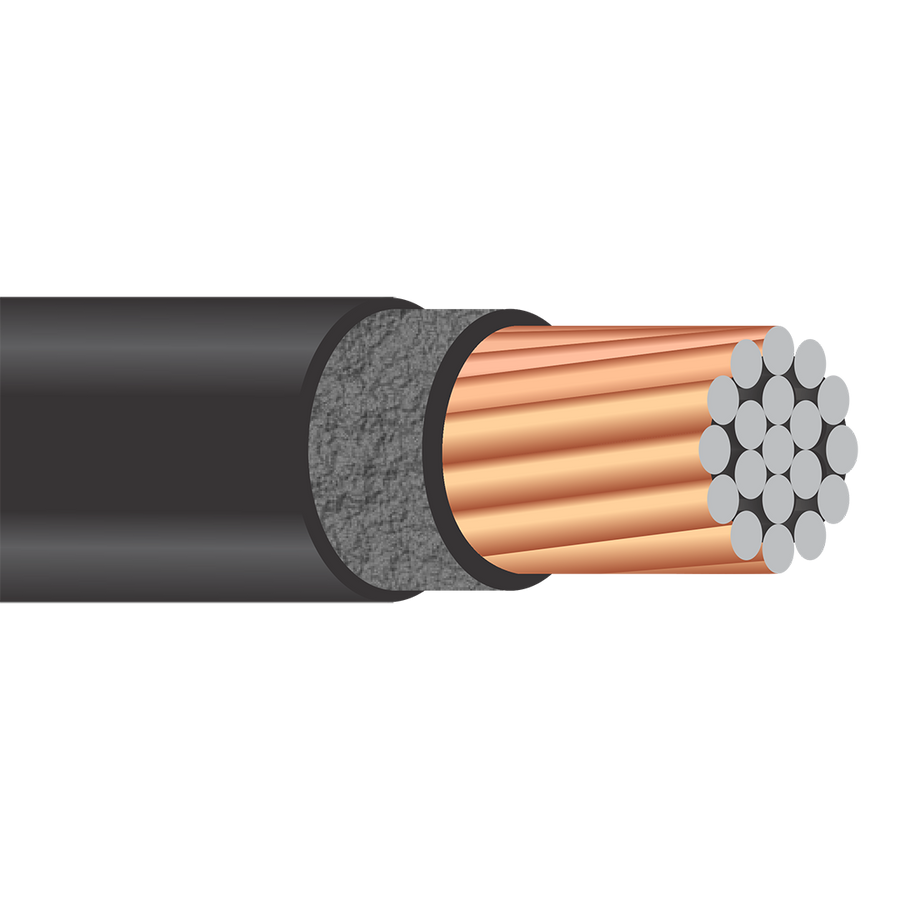 Wire Specifications Cavo Interramento Diretto 2 AWG Alluminio, 500 Piedi, Nero, 600V - XLP USE-2/RHH, Per Distribuzione Elettrica Cavo Interramento Diretto Alluminio Wire Specifications Cavo Interramento Diretto 2 AWG Alluminio, 500 Piedi, Nero, 600V - XLP USE-2/RHH, Per Distribuzione Elettrica Cavo Interramento Diretto Alluminio