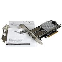 2-Port 10G Fiber Network Card with Open SFP+ - PCIe PXE Network Boot Support Intel Chip