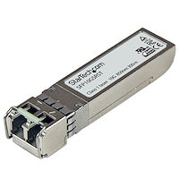 1-Port 10G SFP+ Fiber Optic Network Card with Installed Multimode SFP+ Transceiver (up to 330 m range) Intel Chip