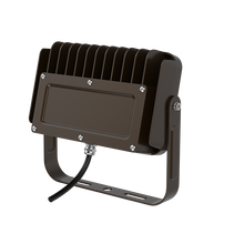Aeralux JR Series 20-Watts 4000K CCT Bronze ½ knuckle Bracket Mounting Method Outdoor Flood light
